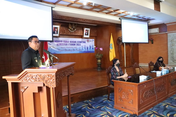 Deseminasi Audit Kasus Stunting Wawali Arya Wibawa Ajak Lakukan Intervensi Konvergen