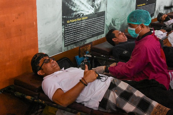 Walikota Jaya Negara Apresiasi "Karma Yadnya" Donor Darah Yang Digelar Pasemetonan Lanang Cepaka Pemecutan