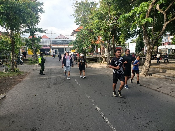 Pemkot Denpasar Uji Coba Pelaksanaan Car Free Day di Kawasan Lapangan Niti Mandala dan Lumintang Denpasar