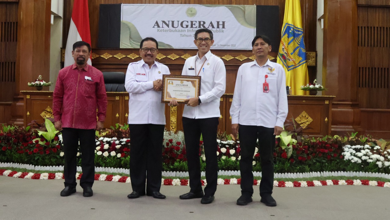 Denpasar Raih Pemerintah Daerah Terinformatif se Bali