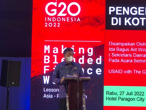 Pembangunan TPST Denpasar Menjadi Percontohan Penerapan Blended Finance.