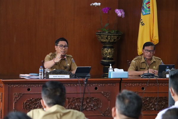 Pimpin Rakor Pembangunan dan Pelayanan Kepada Masyarakat Wawali Arya Wibawa Ingatkan OPD Bangun "Teamwork"