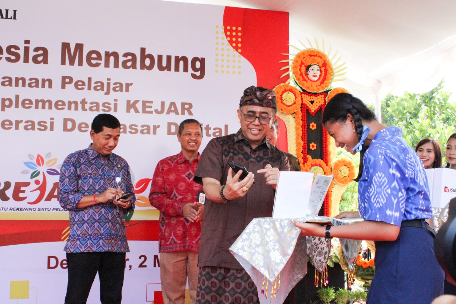 Walikota Jaya Negara Dukung Gerakan Indonesia Menabung Lewat Simpanan Pelajar