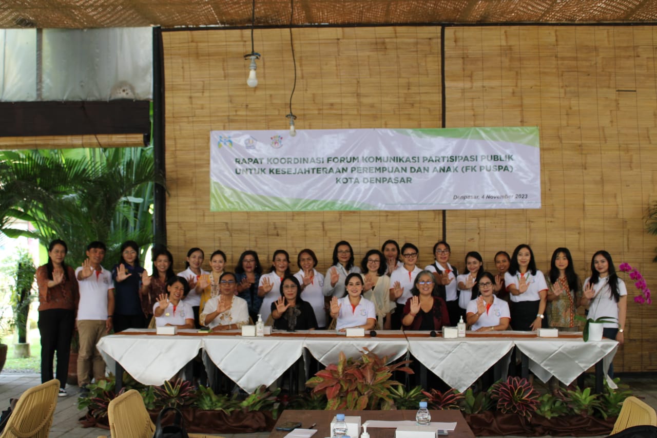 FK Puspa Kota Denpasar Gelar Rakor, Urai Problematika Perempuan dan Anak di Kota Denpasar