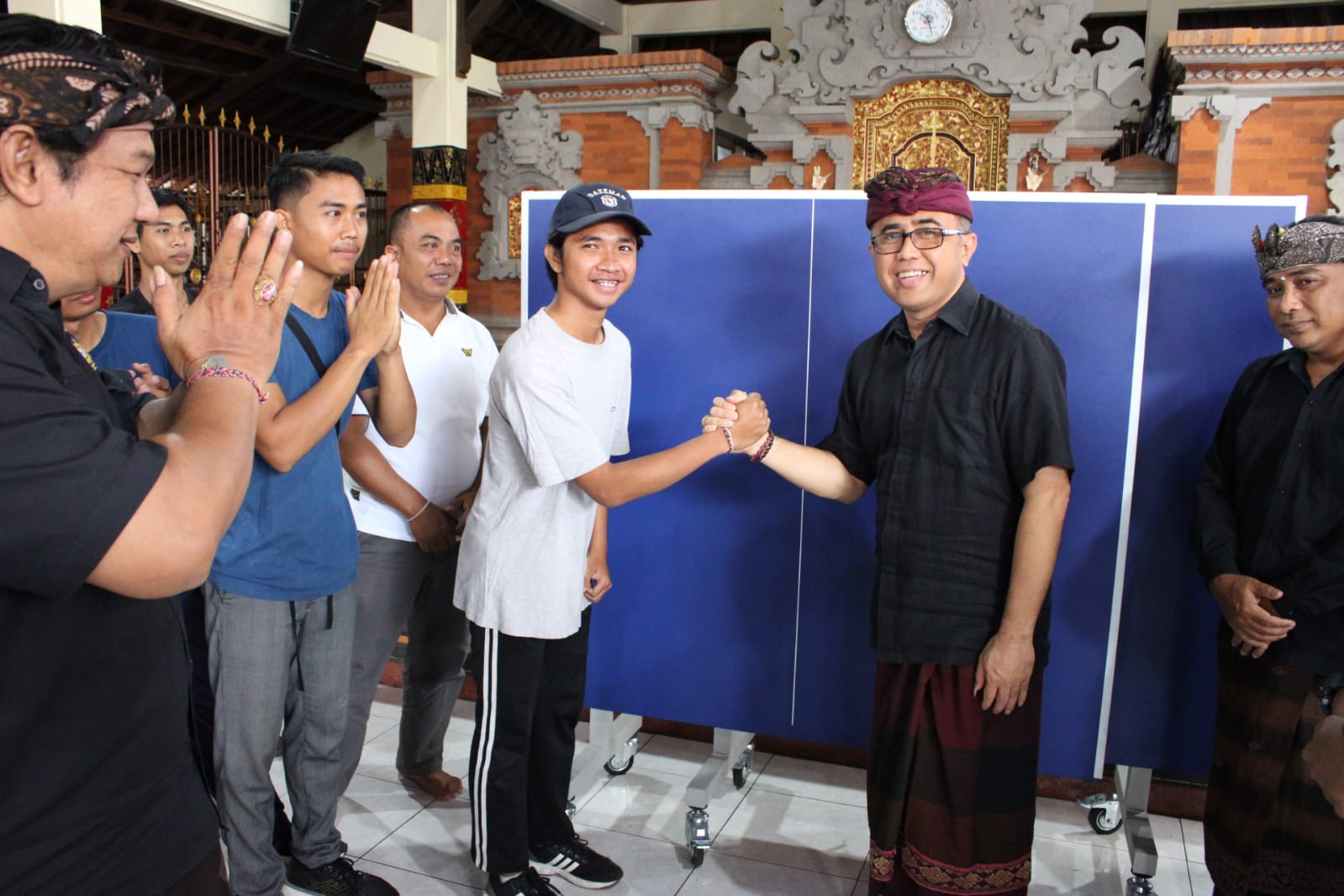 Sambut HUT STDS ke 33, Walikota Jaya Negara Buka Kejuaraan Tenis Meja STDS Banjar Kebon Kori Mangku Kesiman 