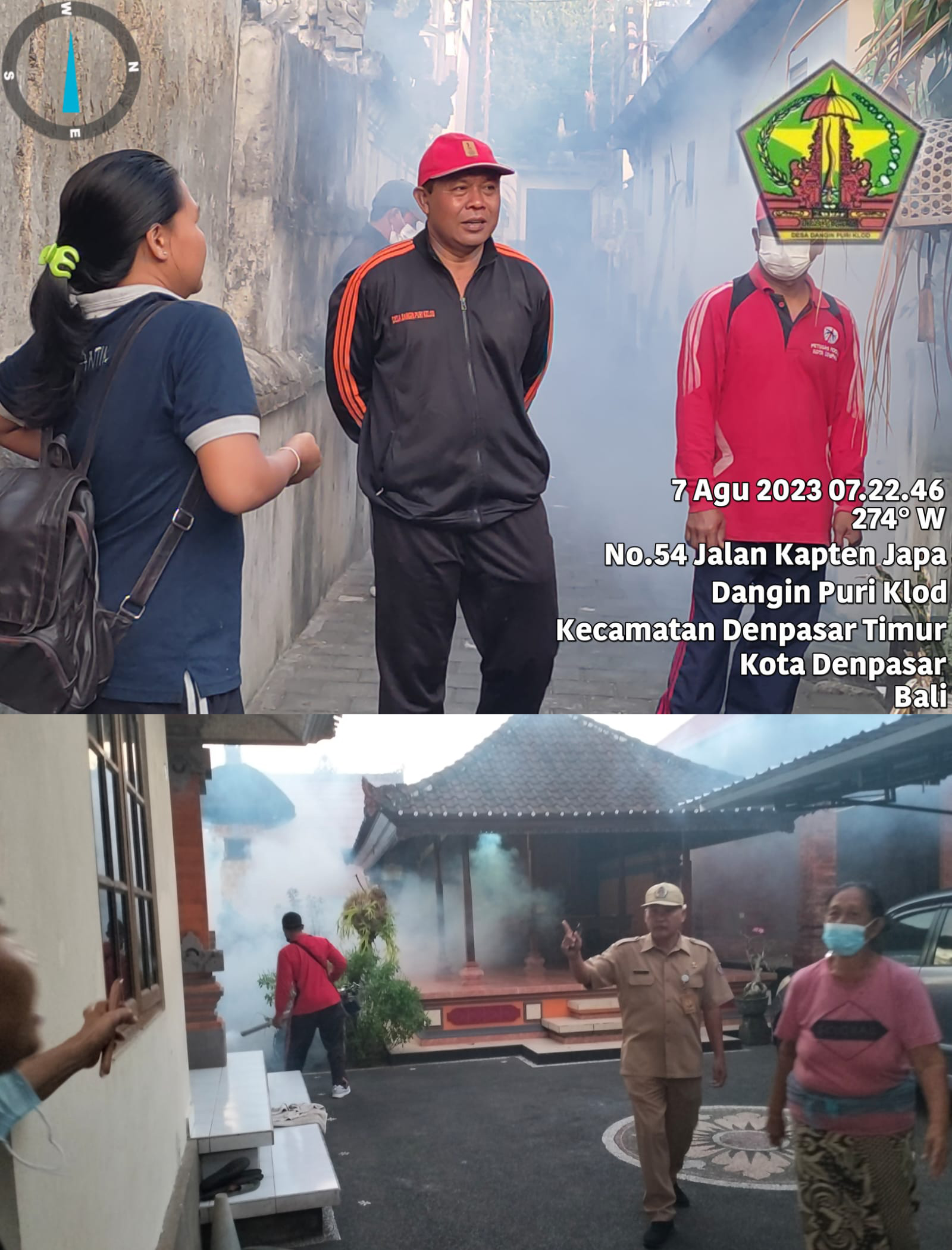 Tindaklanjuti Kasus DBD, Kelurahan Penatih dan Desa Dangin Puri Kelod Disasar Fogging Khusus
