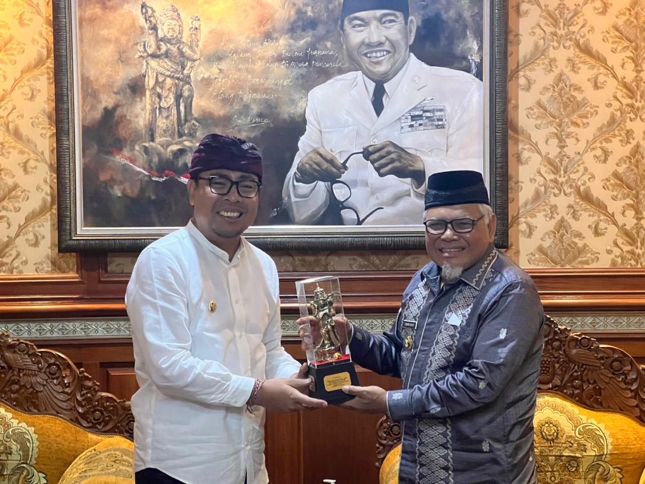 Wawali Arya Wibawa Terima Kunjungan Study Komparasi FKUB Sawahlunto Denpasar