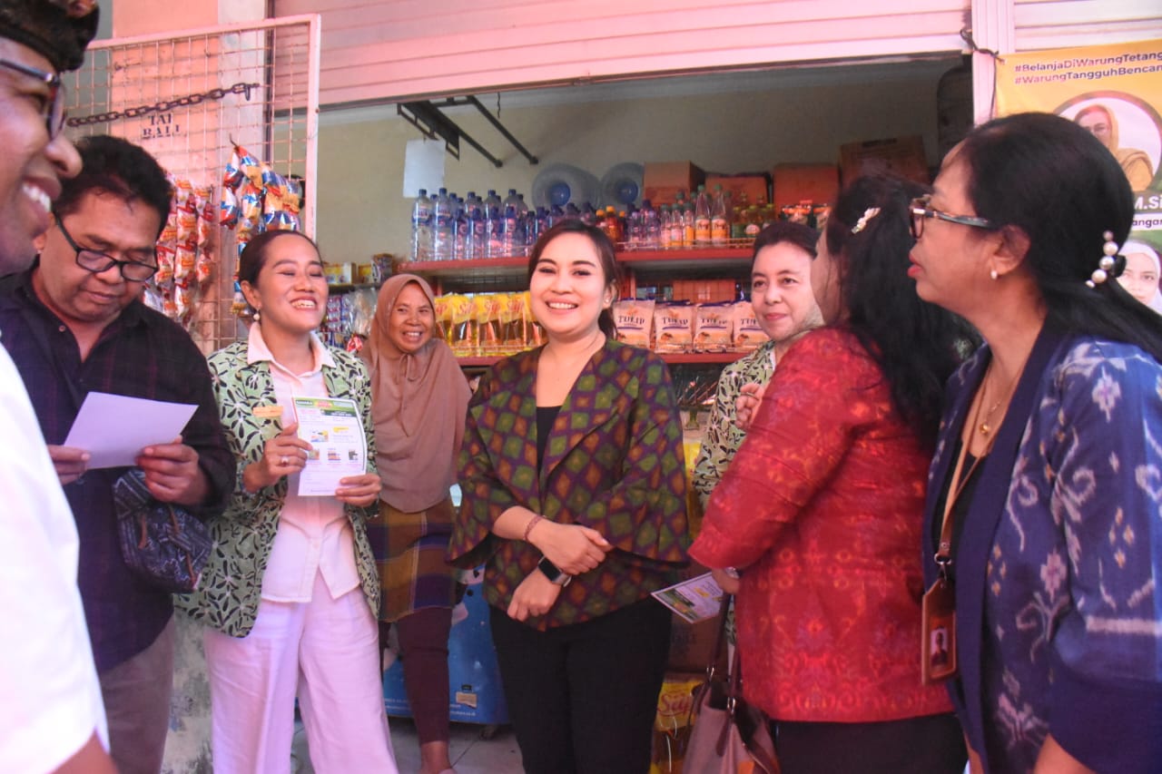 Ketua GOW Kota Denpasar Resmikan Posko Pangan Puskowapi Provinsi Bali