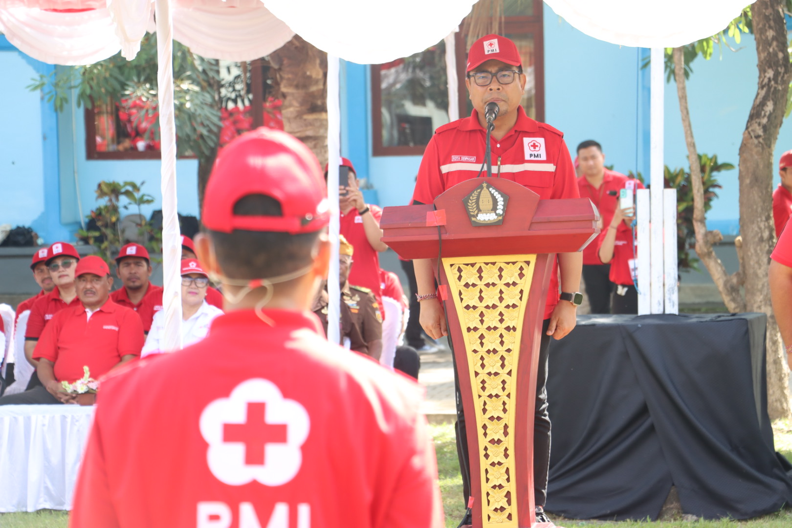 Wawali Arya Wibawa Pimpin Apel Hari Relawan PMI Apresiasi Peran Relawan, Harapkan PMI Denpasar Jadi Role Model Kemanusia