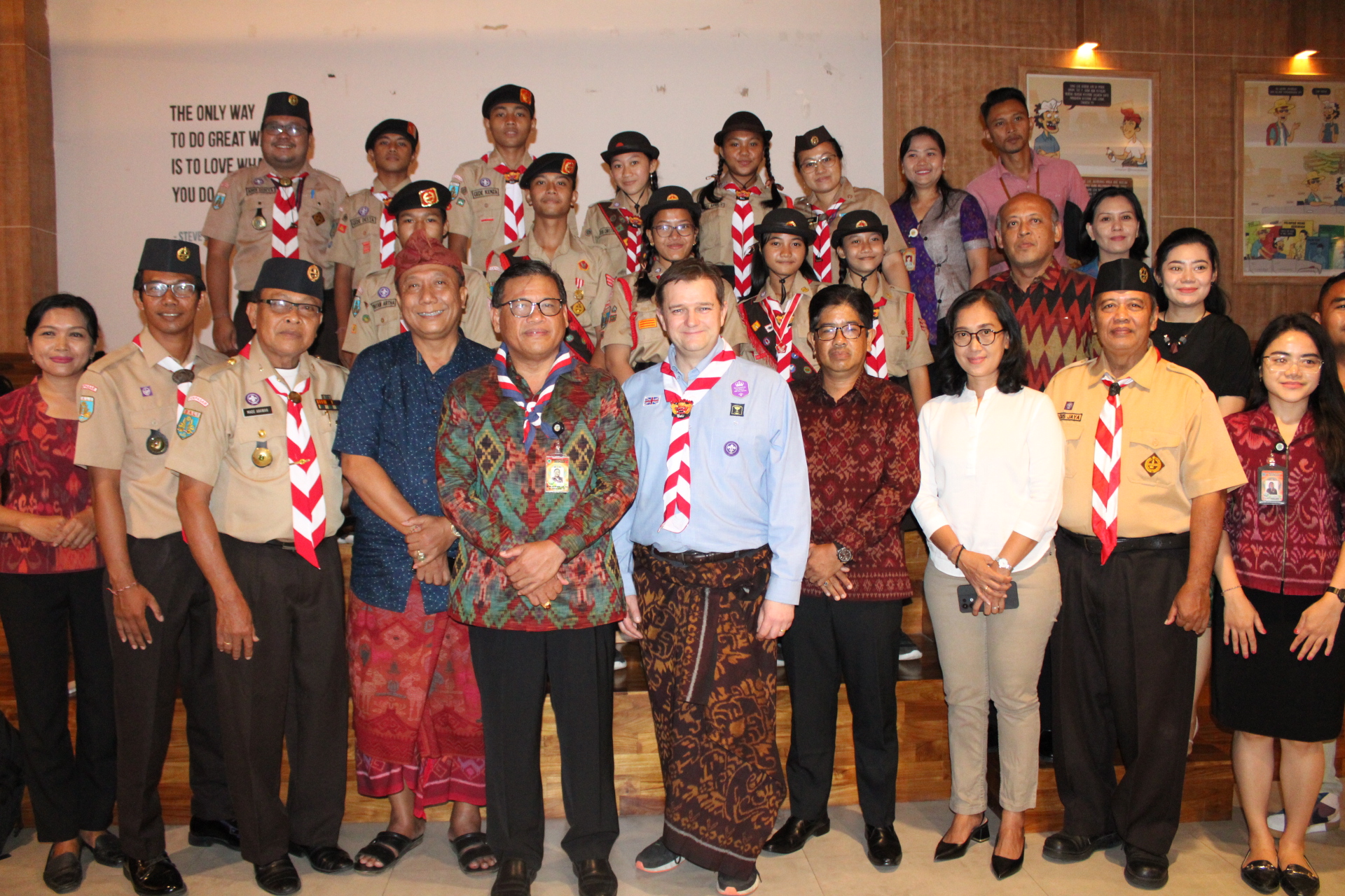 Pemkot Denpasar Siap Kolaborasi Dengan Inggris Dalam Pembinaan Kepanduan.