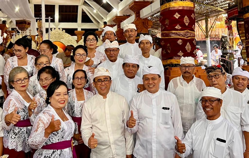 Serangkaian Karya Metatah dan Atma Wedana Massal, Jaya Negara Nyanggingin di Banjar Bun Denpasar