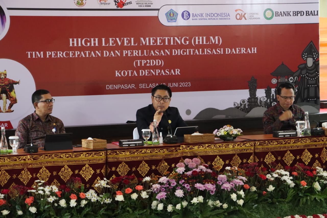 Buka HLM TP2DD Kota Denpasar Wawali Arya Wibawa Ingatkan Program Sinergitas, Dekatkan Pelayanan Masyarakat Secara Digital.