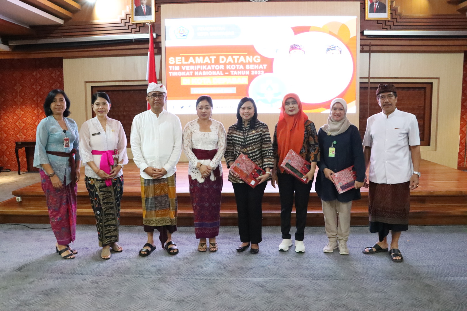 Walikota Jaya Negara Terima Tim Verfikasi Kota Sehat Pusat