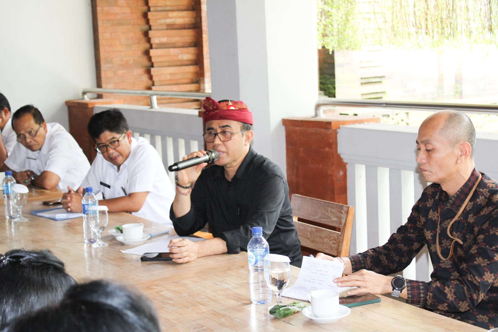 Walikota Jaya Negara Hadiri Coffee Morning Dengan KPU Dan Bawaslu.