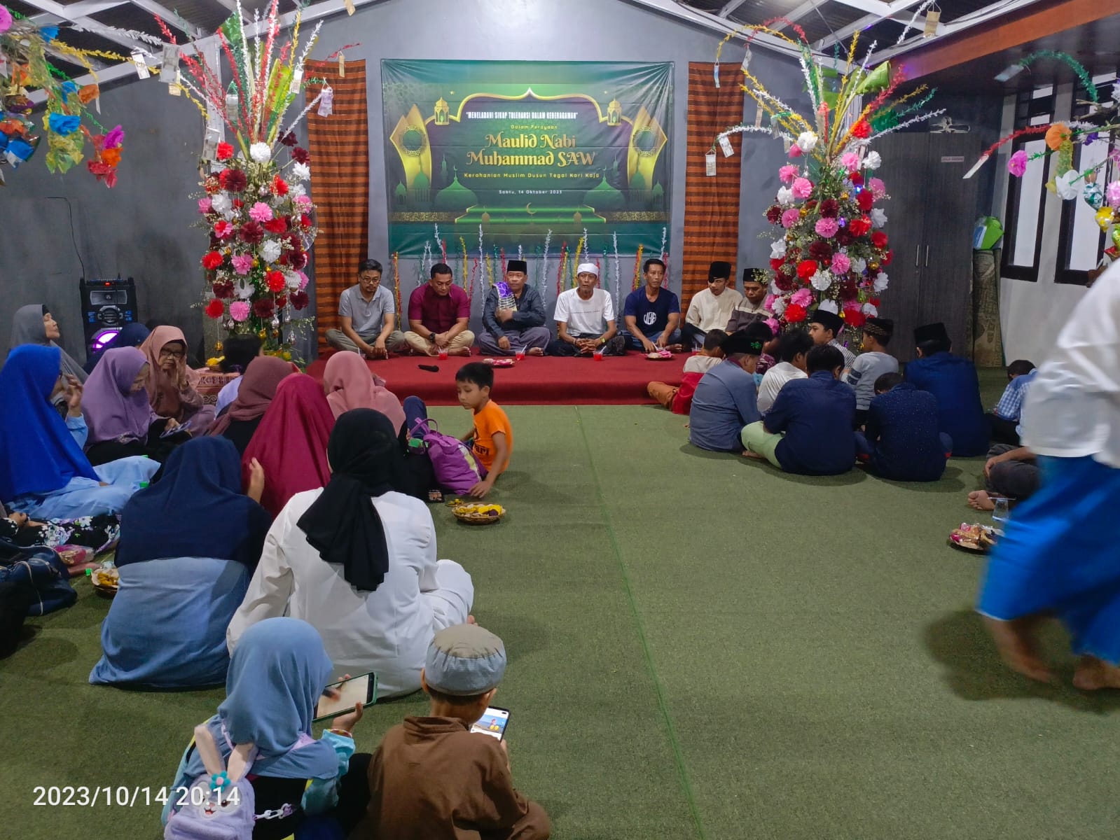 Pupuk Sikap Toleransi Dalam Keberagaman, Dusun Tegal Kori Kaja Gelar Perayaan Maulid Nabi Muhammad SAW.