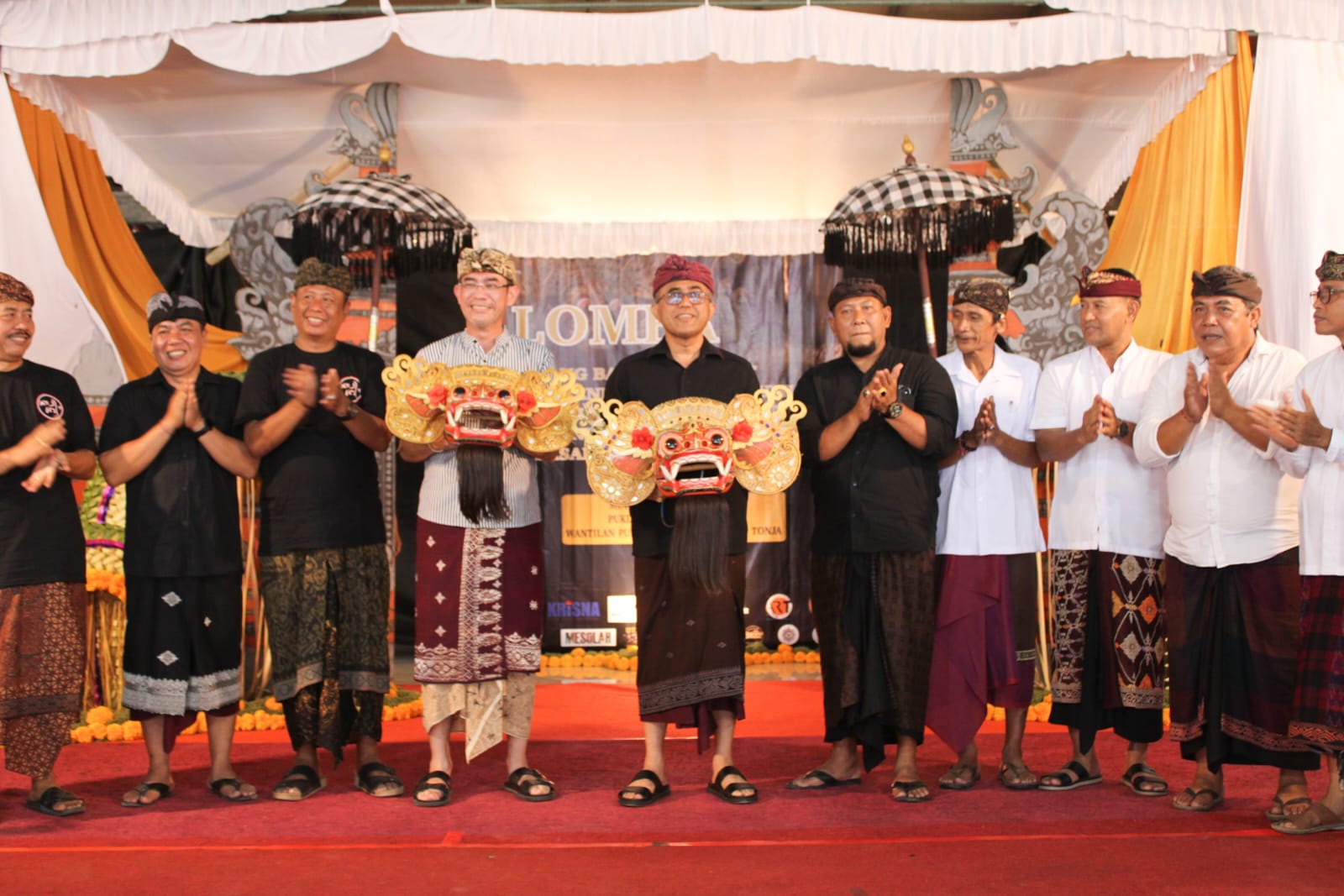 Jadi Wahana Pengembangan Bakat dan Minat, Walikota Jaya Negara Buka Lomba Bapang Barong Buntut dan Mekendang Tunggal Sebun Barong Tatasan.