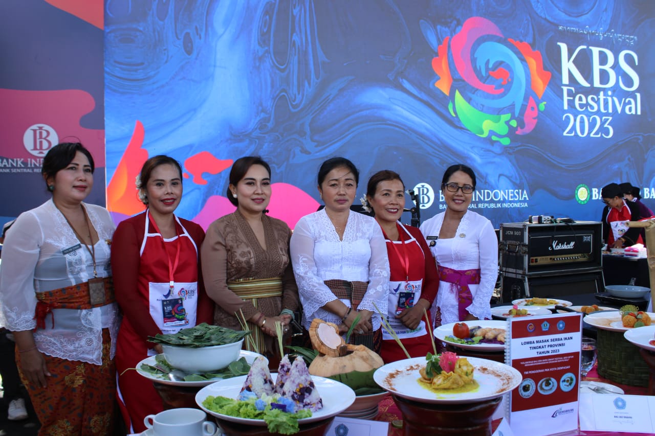 Tim Lomba Masak Ikan Duta Denpasar Raih Juara II Pada Ajang KBS Fest Provinsi Bali 2023