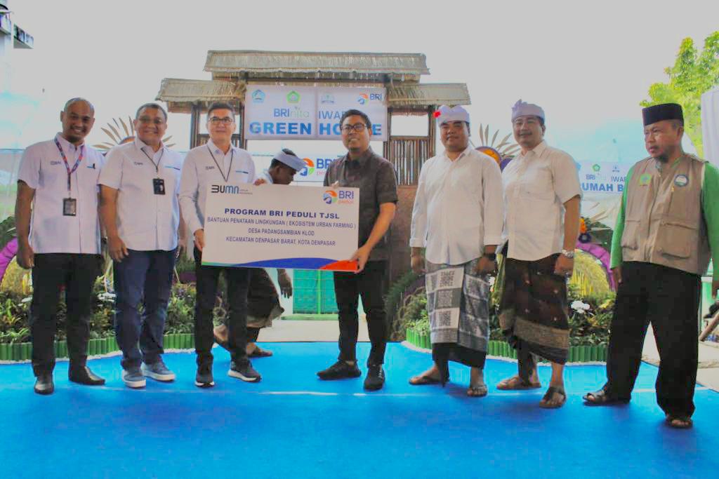 Wawali Arya Wibawa Terima Bantuan Penataan Lingkungan Serangkaian Program BRI TJSL