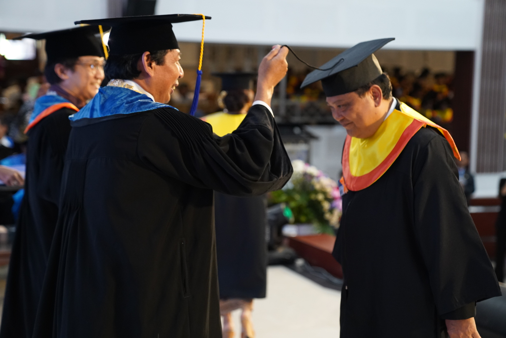 Walikota Denpasar Periode 2008-2021, IB. Rai D. Mantra Lulusan Terbaik Program Doktor pada Wisuda ke-155 Universitas Udayana.