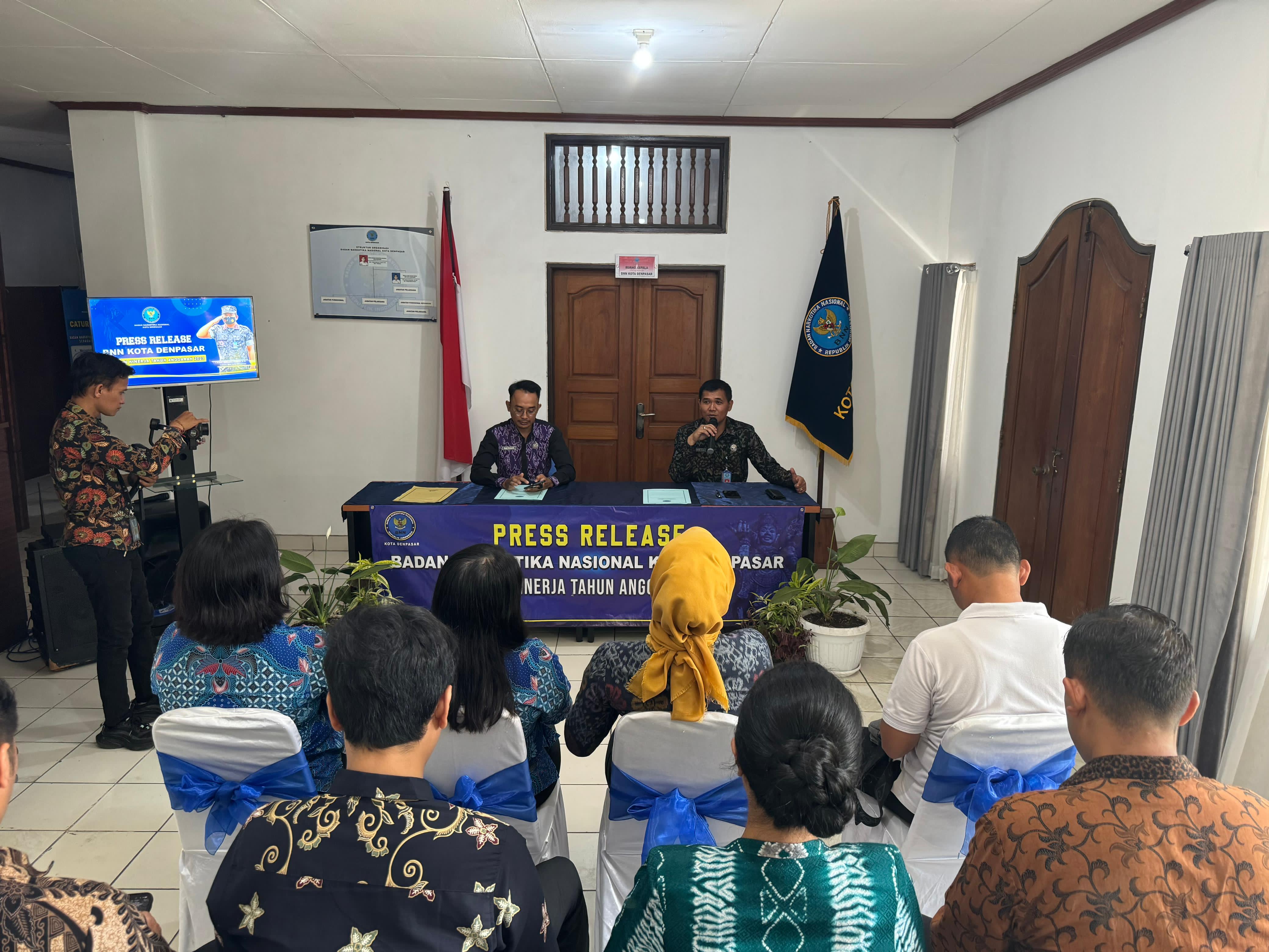 BNN Denpasar Sukses Lahirkan 2 Desa Bersiner Selama Tahun 2023, Secara Berkelanjutan Dukung Pencagahan Narkoba.