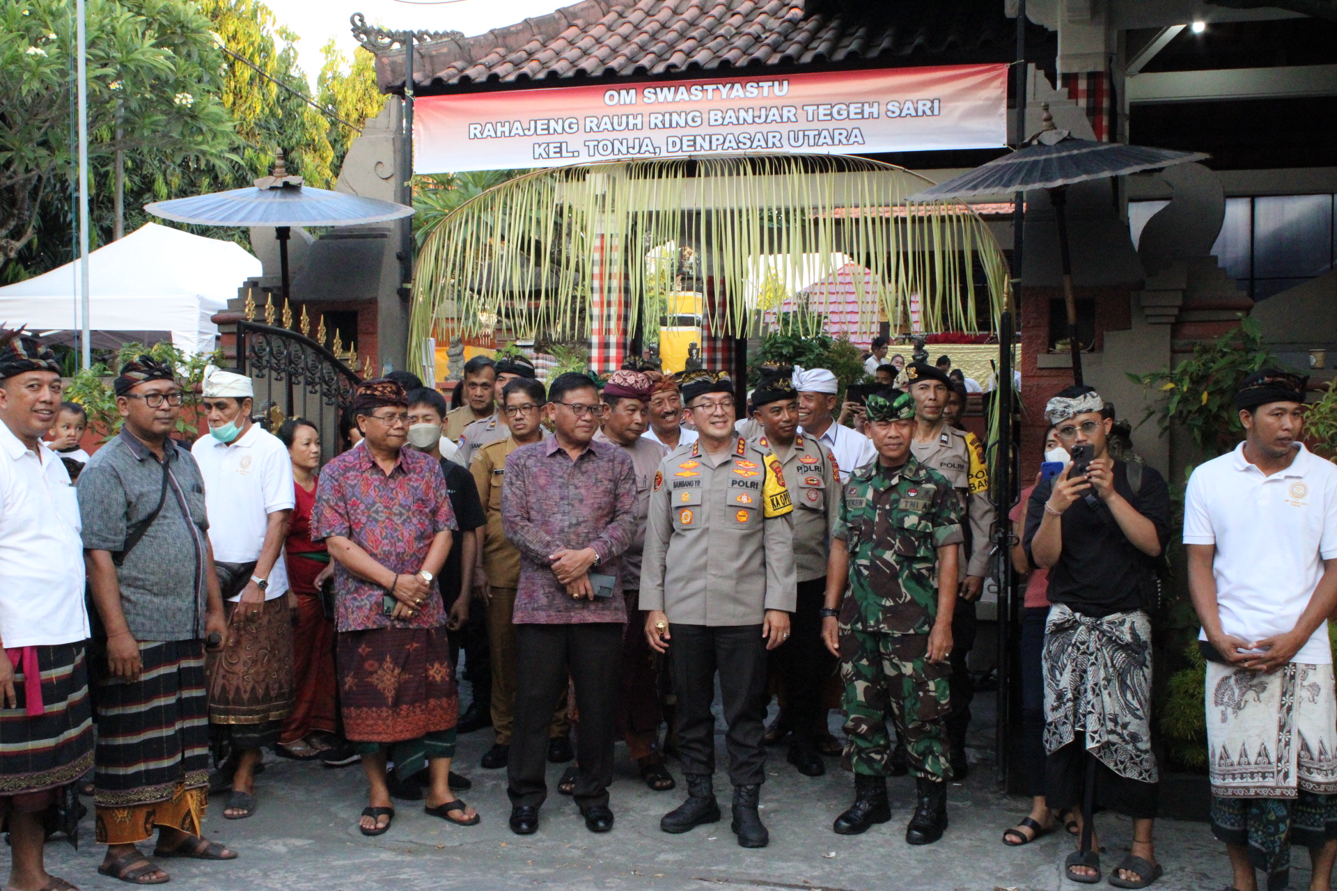 Sekda Alit Wiradana Hadiri Penilaian "Lomba Banjar Terbaik" Yang Digelar Polresta Denpasar
