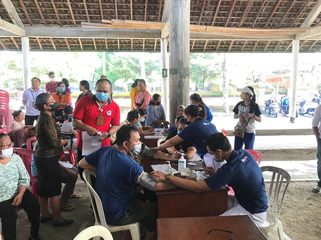 Pemkot Denpasar Gelar Safari Kesehatan di Banjar Pulugambang Kelurahan Peguyangan