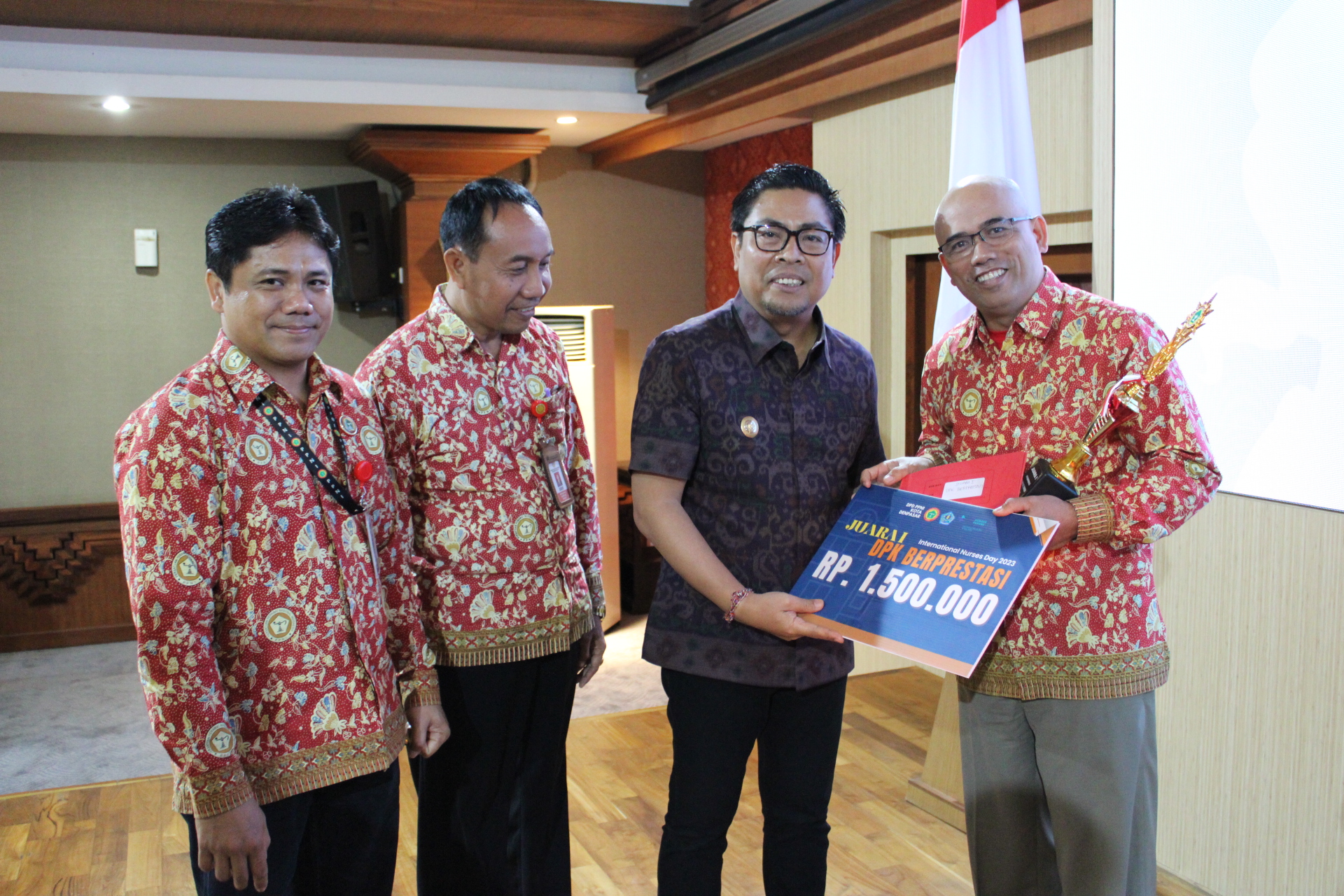 Wawali Arya Wibawa Hadiri Puncak International Nurses Day 2023.