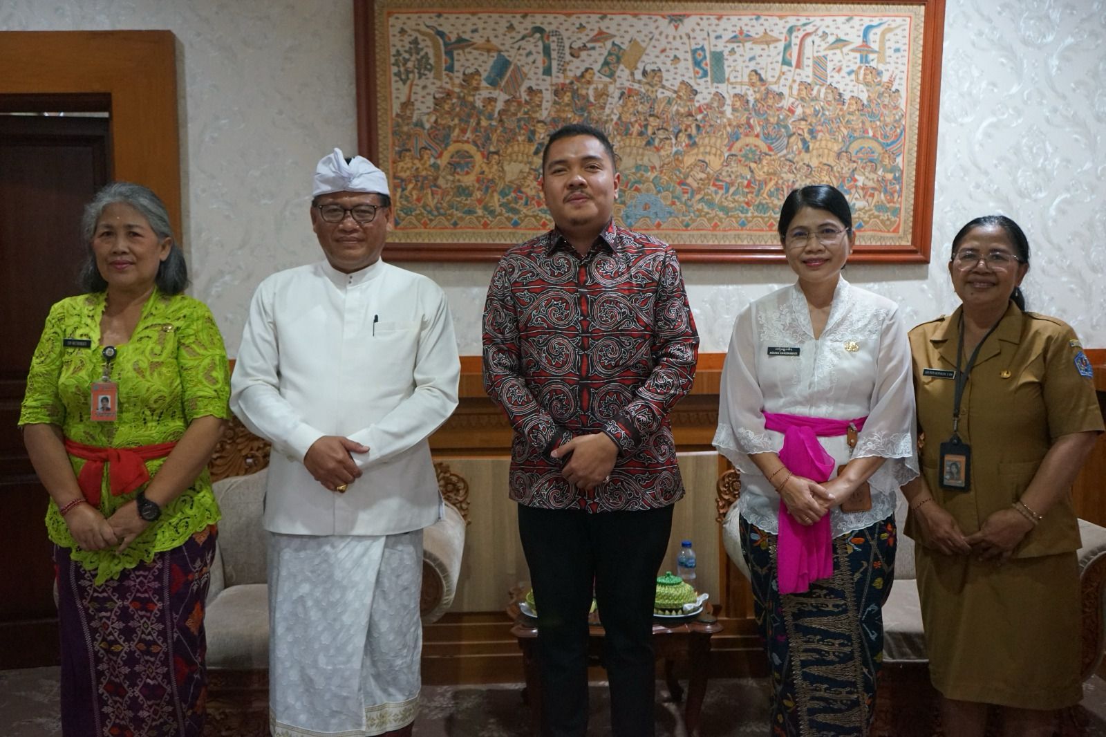 Sekda Alit Wiradana Terima Kunjungan Wabup Dairi Jimmy Andrea Sihombing