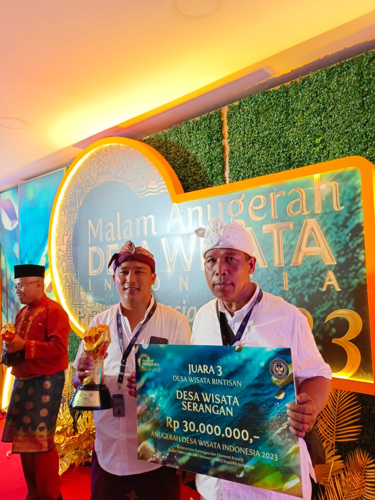 Desa Serangan Sukses Jadi Desa Wisata Terbaik III Nasional Kategori Desa Wisata Rintisan