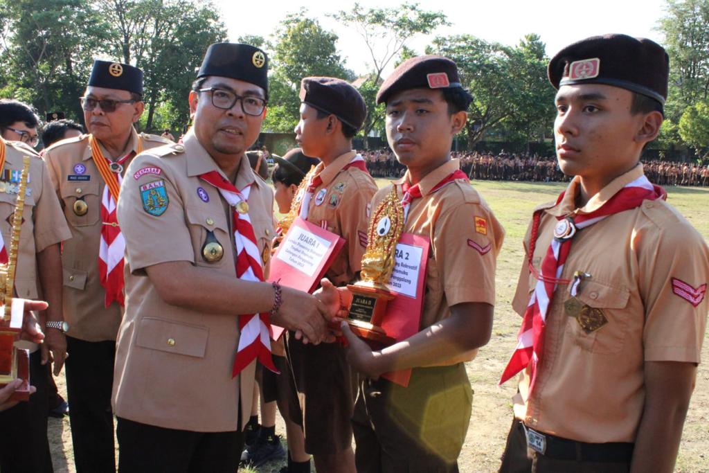 Wakil Walikota Arya Wibawa Pimpin Apel Peringatan Hari Pramuka ke-62 di Kota Denpasar