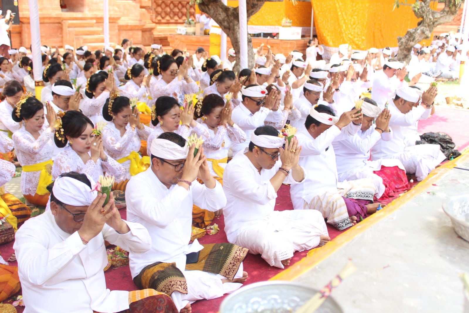Pemkot Denpasar Ngaturang Bhakti Pujawali Padudusan Alit di Pura Agung Jagatnatha, Ida Bhatara Nyejer Selama Tiga Hari.