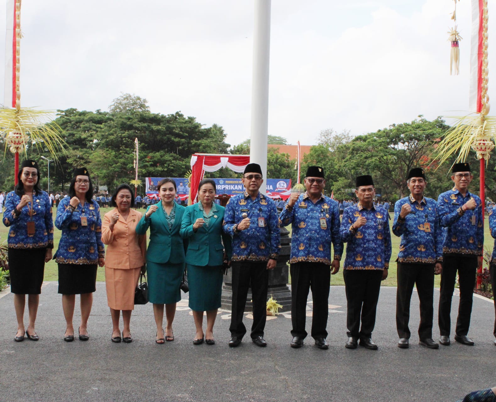 Angkat Tema "Korprikan Indonesia" Wali Kota Jaya Negara Pimpin Apel Hut Ke-52 Korpri