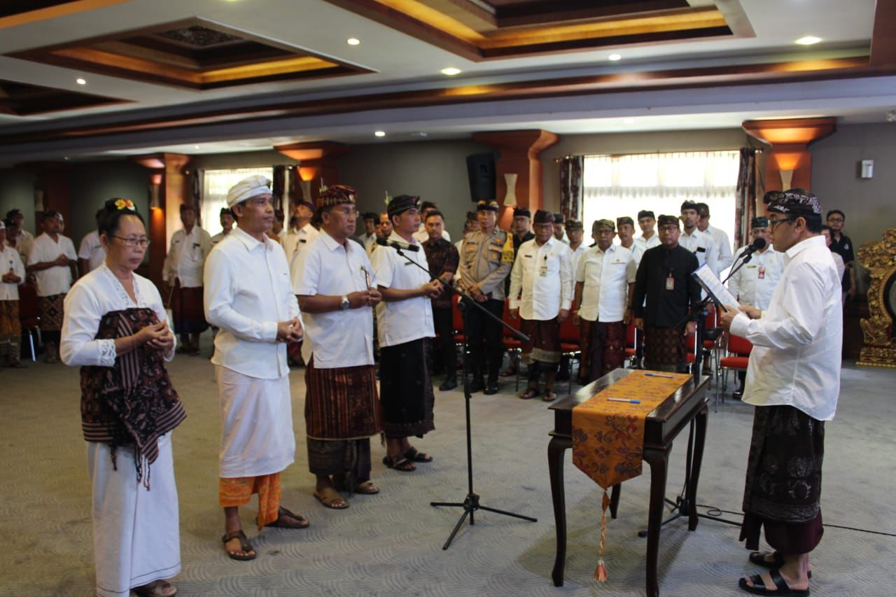 Walikota Jaya Negara Lantik Pejabat di Lingkungan Pemkot Denpasar. 