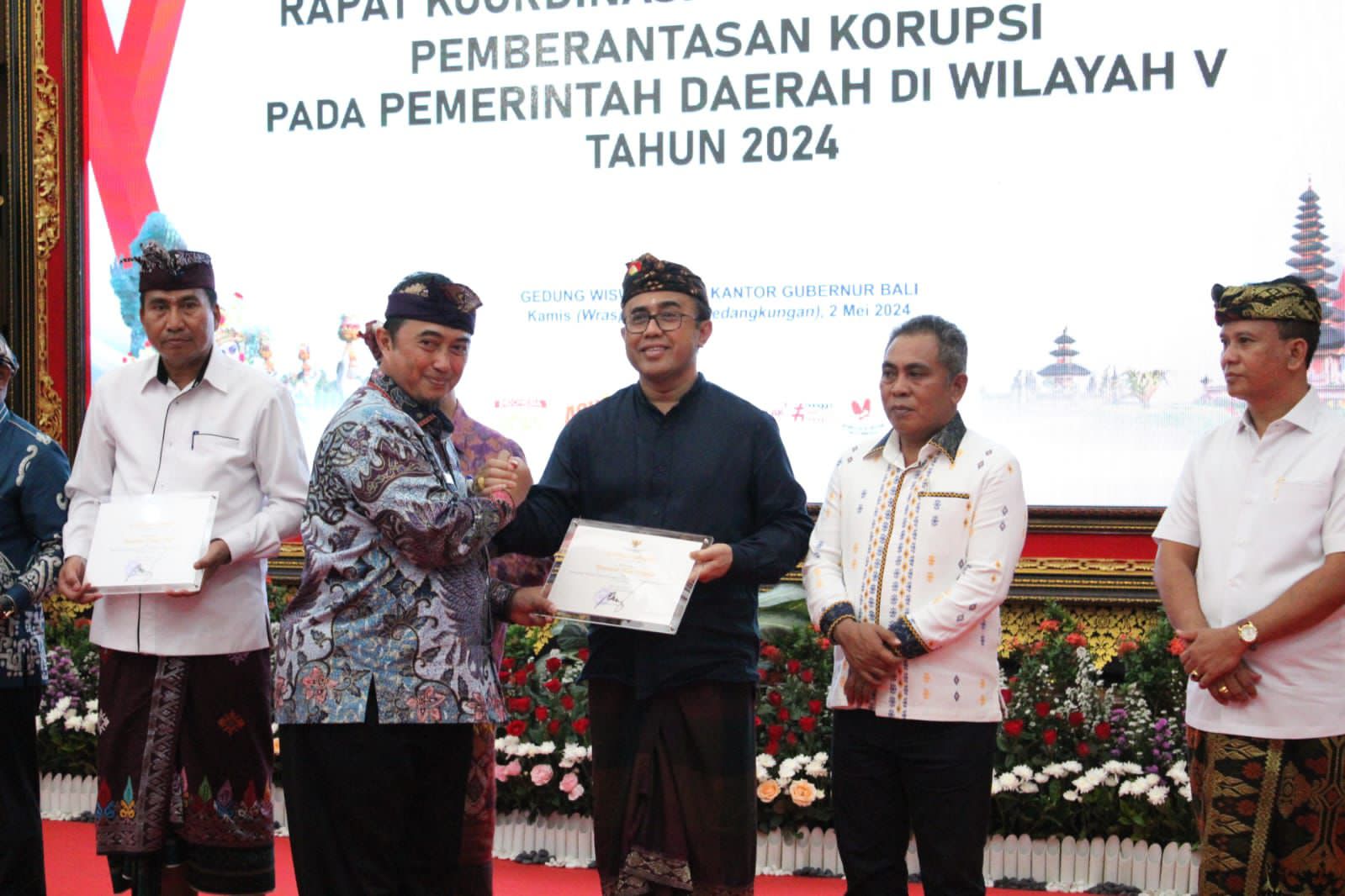 Pemkot Denpasar Raih Penghargaan dari KPK RI.