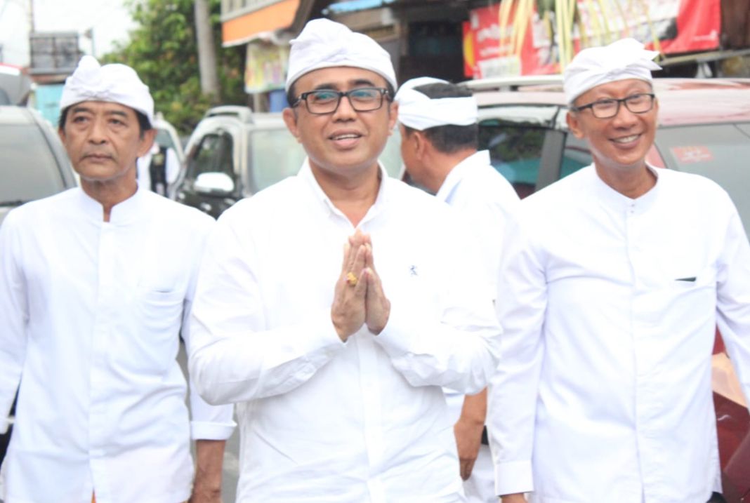 Walikota Jaya Negara Hadiri Tawur Ngusaba Desa Adat Intaran dan Nangluk Merana Kota Denpasar.