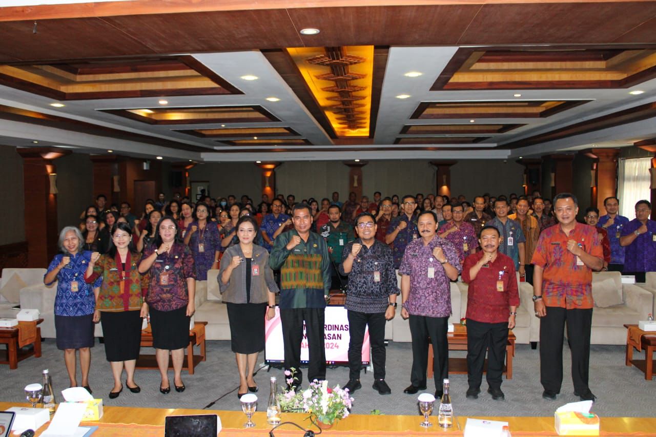 Wawali Arya Wibawa Buka Rakor Pengawasan Inspektorat Kota Denpasar Tahun 2024.