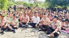 Wawali Arya Wibawa Tinjau Lomba Serangkaian Hari Pramuka di Taman Kota Lumintang