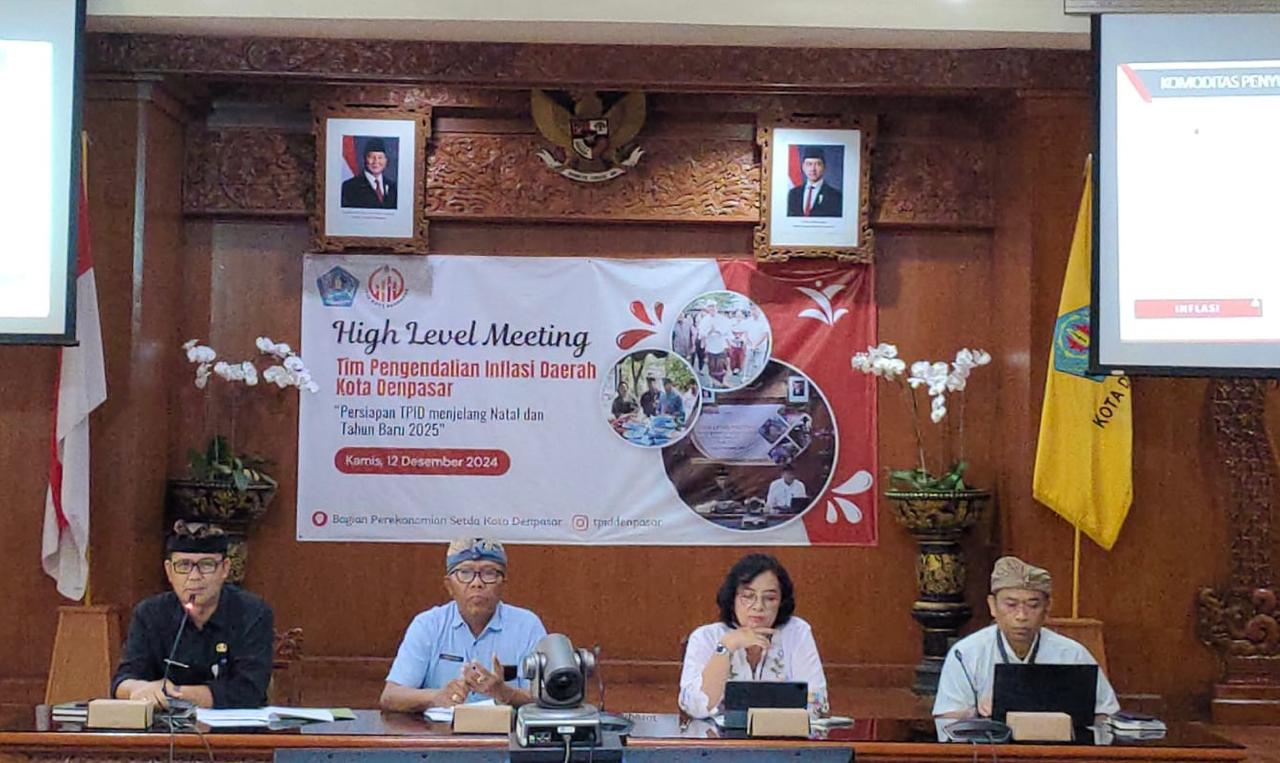 Jaga Stabilitas Harga dan Inflasi Jelang Nataru 2025, TPID Akan Kota Denpasar Optimalisasi 4 K