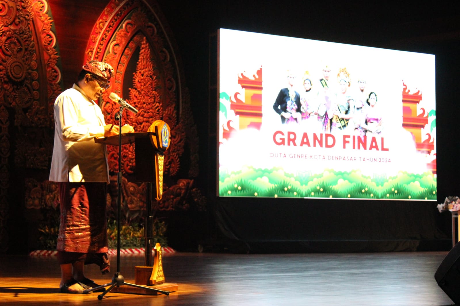 Sekda Alit Wiradana Hadiri Grand Final Pemilihan Duta GenRe Denpasar 2024