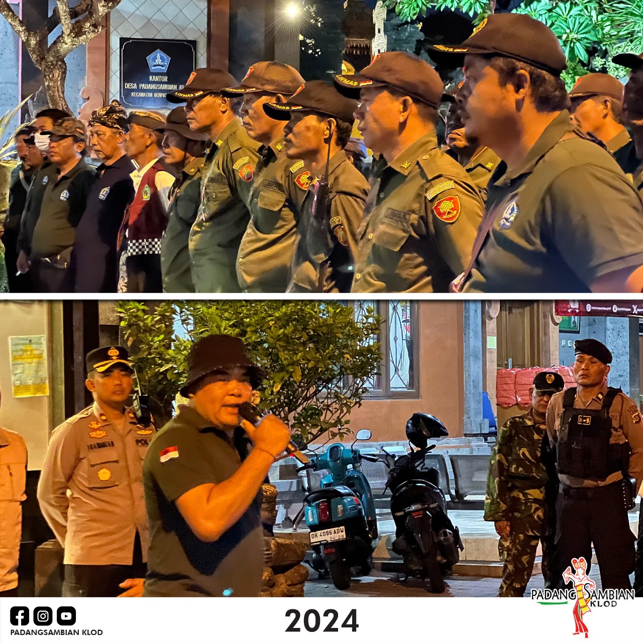 Pastikan Keamanan dan Kertertiban, Desa Padangsmbian Klod dan Lurah Penatih Gelar Sidak Duktang.
