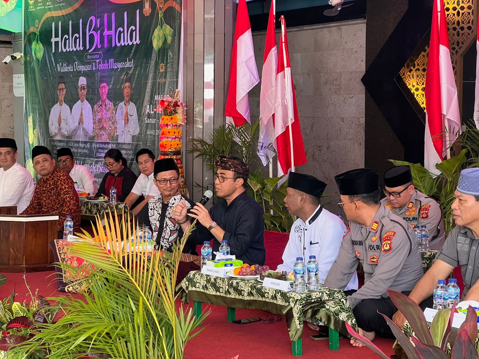 Perkuat Silahturahmi dan Menyama Braya Walikota Jaya Negara Halal Bihalal Bersama DMI Denpasar