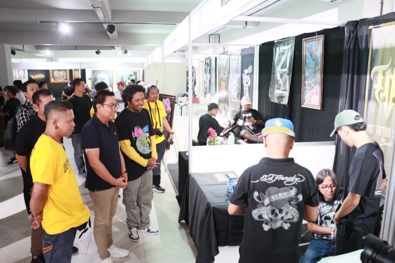 Kembali Ramaikan Ajang D'Youth Fest 4.0 Wawali Arya Wibawa Buka Denpasar Tattoo Exhibition