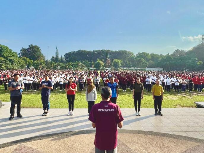 Lapangan Puputan I Gusti Ngurah Made Agung Jadi Saksi, Sebanyak 3.926 PPPK Denpasar Akan Dilantik pada 1 Juni.