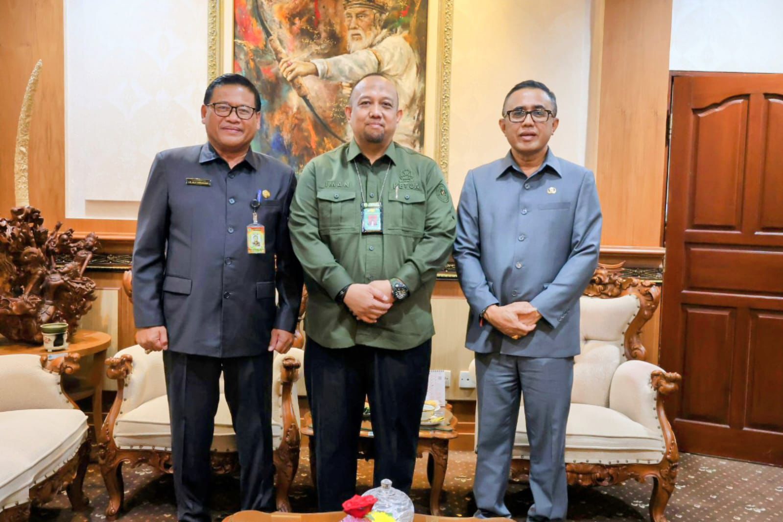 Wali Kota Jaya Negara Terima Kunjungan Silaturahmi KPN Denpasar, Iman Luqmanul Hakim.