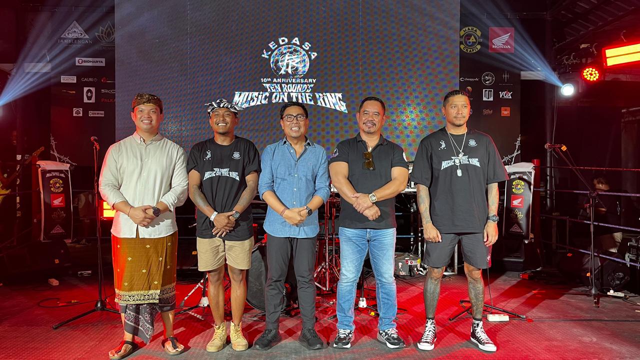 Wawali Arya Wibawa Buka Ten Rounds Musik in The Ring