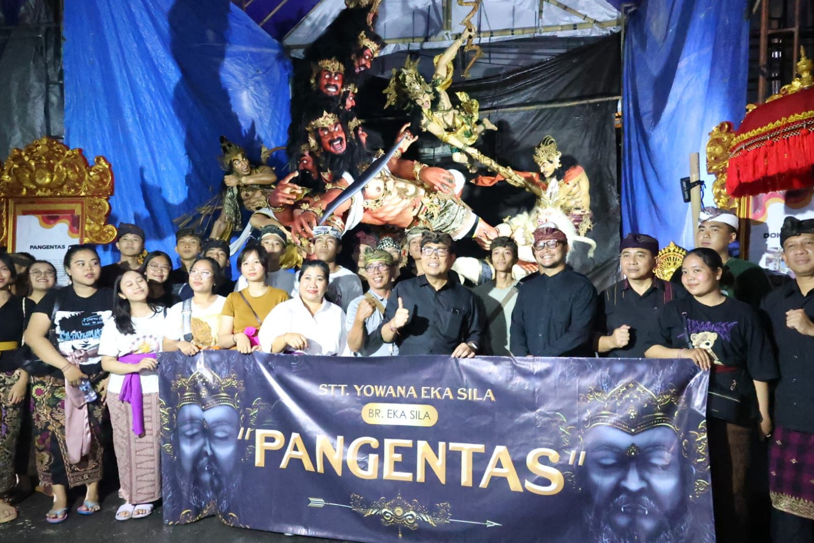Wawali Arya Wibawa Tuntaskan Peninjauan 16 Besar Ogoh - Ogoh Terbaik Kasanga Fest 2025.