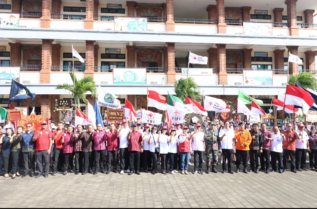 Jumbara Ke-III PMR-PMI Kota Denpasar Digelar Ratusan Peserta 