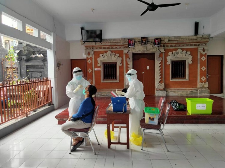 Denpasar Target Tes Swab Massal 143 Orang per Hari