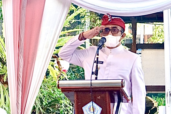 Jaya Negara Pimpin Apel Hari Kelahiran Pancasila Tahun 2021