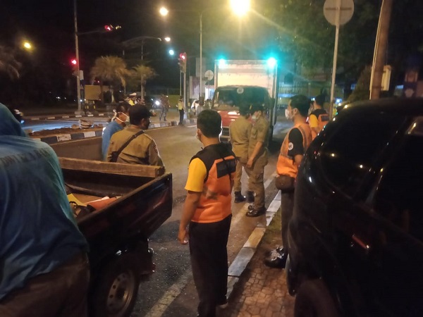 Tim Yustisi Kembali Gelar Pemantauan Prokes di Sejumlah Titik Ingatkan Masyarakat Taat Prokes